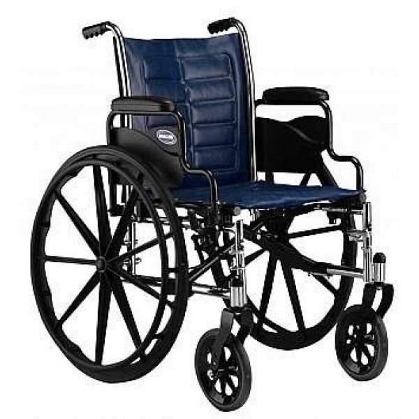 Invacare Tracer EX2 Wheelchair with Removable DeskLength Arms, 18" x 16"