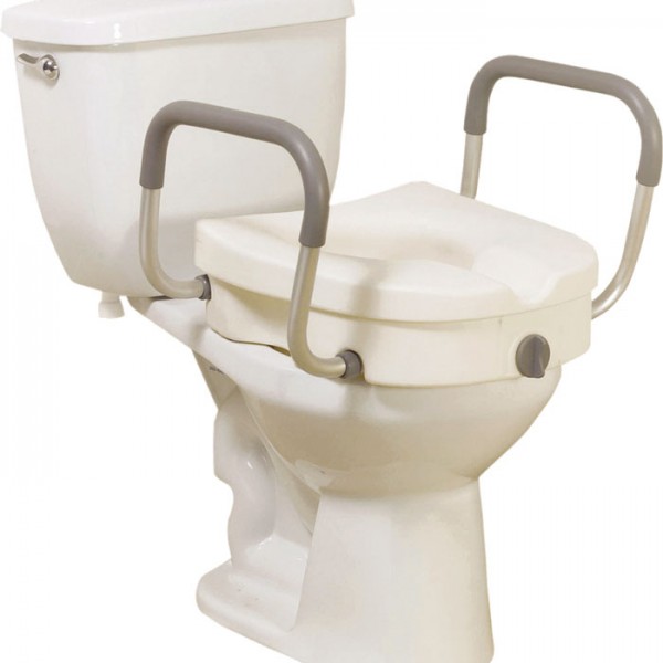 Roscoe Locking Raised Toilet Seat With Arms Go Home