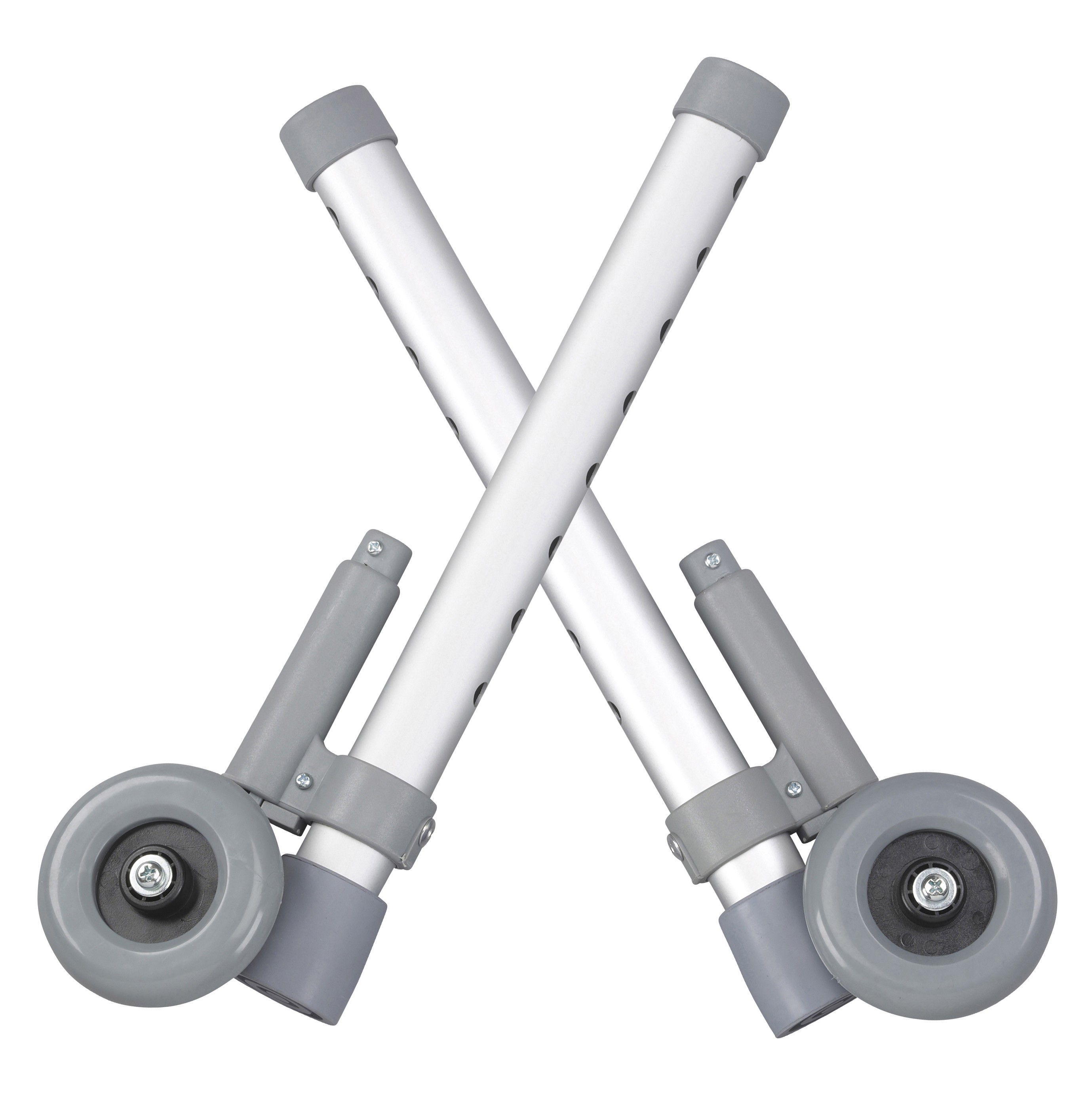 Drive Medical Rear Glide Walker Brakes with 3" Wheels, 1 Pair