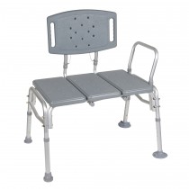 Drive Medical Heavy Duty Bariatric Plastic Seat Transfer Bench