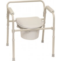 ProBasics Three-in-One Folding Commode with Full Seat