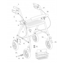 Drive Medical Replacement Cable Fastener 