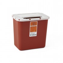 Medline Multipurpose Sharps Container - 2 Gal, Red