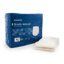 McKesson Adult X-Large Disposable Moderate Absorbency Briefs  - Bag of 20
