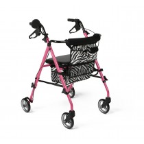 Medline Posh Pink Zebra Rollator