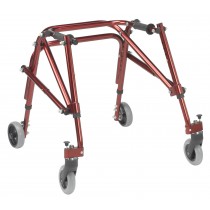 Drive Medical Nimbo 2G Lightweight Posterior Walker, Large, Castle Red