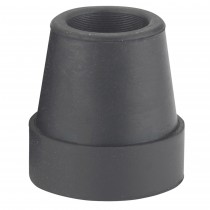 Drive Medical Large Base Quad Cane Tips, 3/4", Black