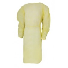 McKesson Protective Procedure Gown Adult One Size Fits Most Yellow NonSterile - Case of 50