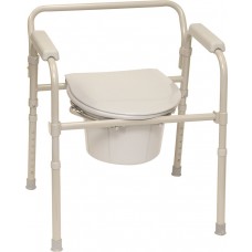 ProBasics Three-in-One Folding Commode with Full Seat