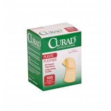 CURAD Plastic Adhesive Bandages - 1"X3", STRL, LF (Box of 100)