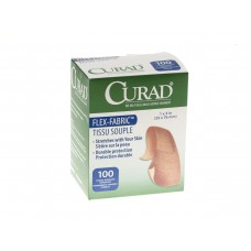 CURAD Fabric Adhesive Bandages - 1"X3", STRL, LF (Case of 1200)