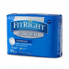 Medline FitRight Super Protective Underwear - 20 Pack