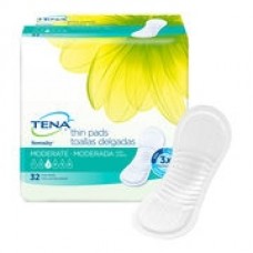 TENA Serenity Moderate Thin Pads Long - Case of 128
