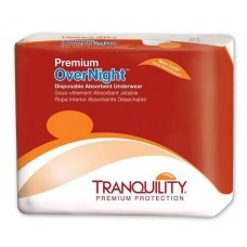 Tranquility Premium Overnight Disposable Underwear - Medium, Case of 72