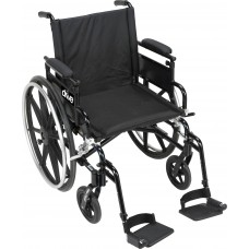 Drive Medical Viper Plus GT Wheelchair with Flip Back Removable Adjustable Arm