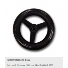 Medline Replacement 6" Wheels for Walker Rollator (pair)