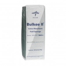 Medline Non-Sterile Bulkee Super Fluff Sponge - 6"x6.75"