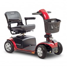 Pride Victory 10 4 Wheel Mobility Scooter - 18" x 17" Seat - Red