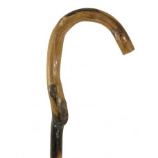 Roscoe Natural Wood Cane With Round Handle - Scorched